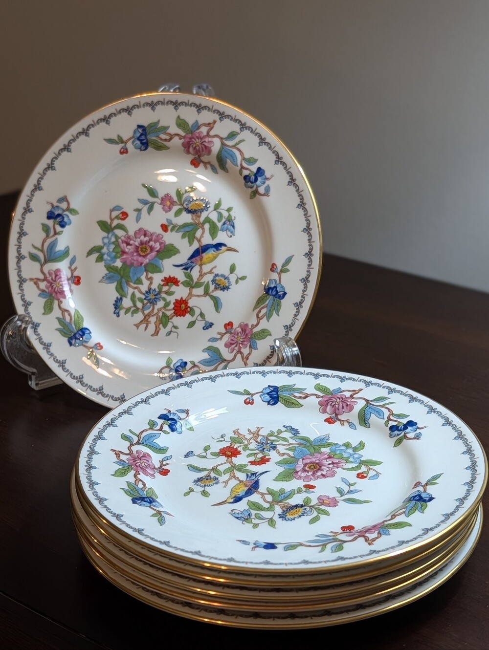 Aynsley Pembroke Pattern Small Bread Plates Set Of 6